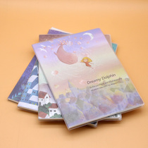 Notebook stationery thick notepad Korean hipster simple College students B5 coil book set