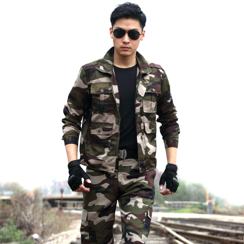 New Uniform Branch Special Soldiers Camouflak Suit Men's Summer Wild War Army Training Women Wear and Labor Insurance Workwear 