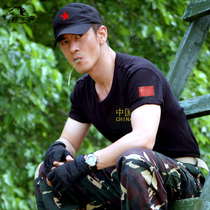 Outdoor G Flag Short sleeves T Summer Special Soldier Military Fans T Field For Training Physical Fitness Clothing Pure Cotton Sashimi