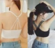 2 mảnh Quần vest vest quấn ngực đồ lót nữ ống top bra nữ thể thao ngắn học sinh trung học nữ sinh Hàn Quốc