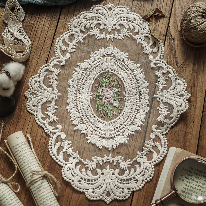 The retro wind lace tablectable cloth-Taobao