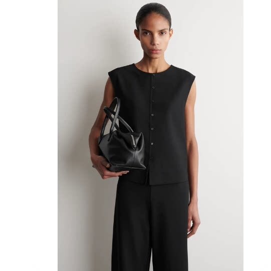 Cs Women's Clothing 2026 Summer New Casual Style Commuting Simple Sleeveless Vest Black 1332969001 Cs Women's Clothing 2026 Summer New Casual Style Commuting Simple Sleeveless Vest Black 1332969001