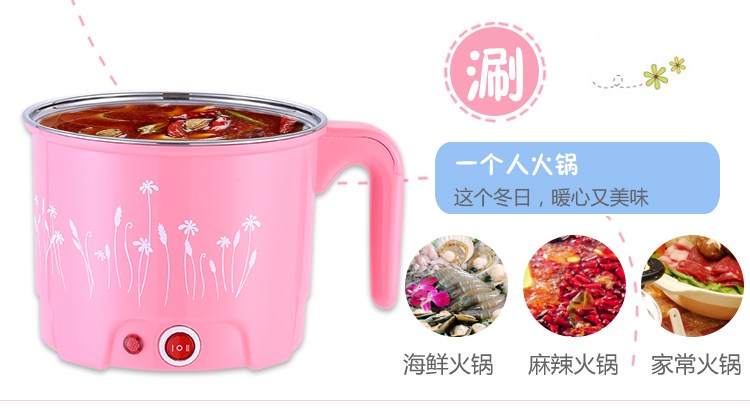 Máy nấu trứng hấp máy trứng tự động tắt cháo mini tạo tác ký túc xá với chảo nhỏ sinh viên nồi luộc điện nồi hấp điện mini