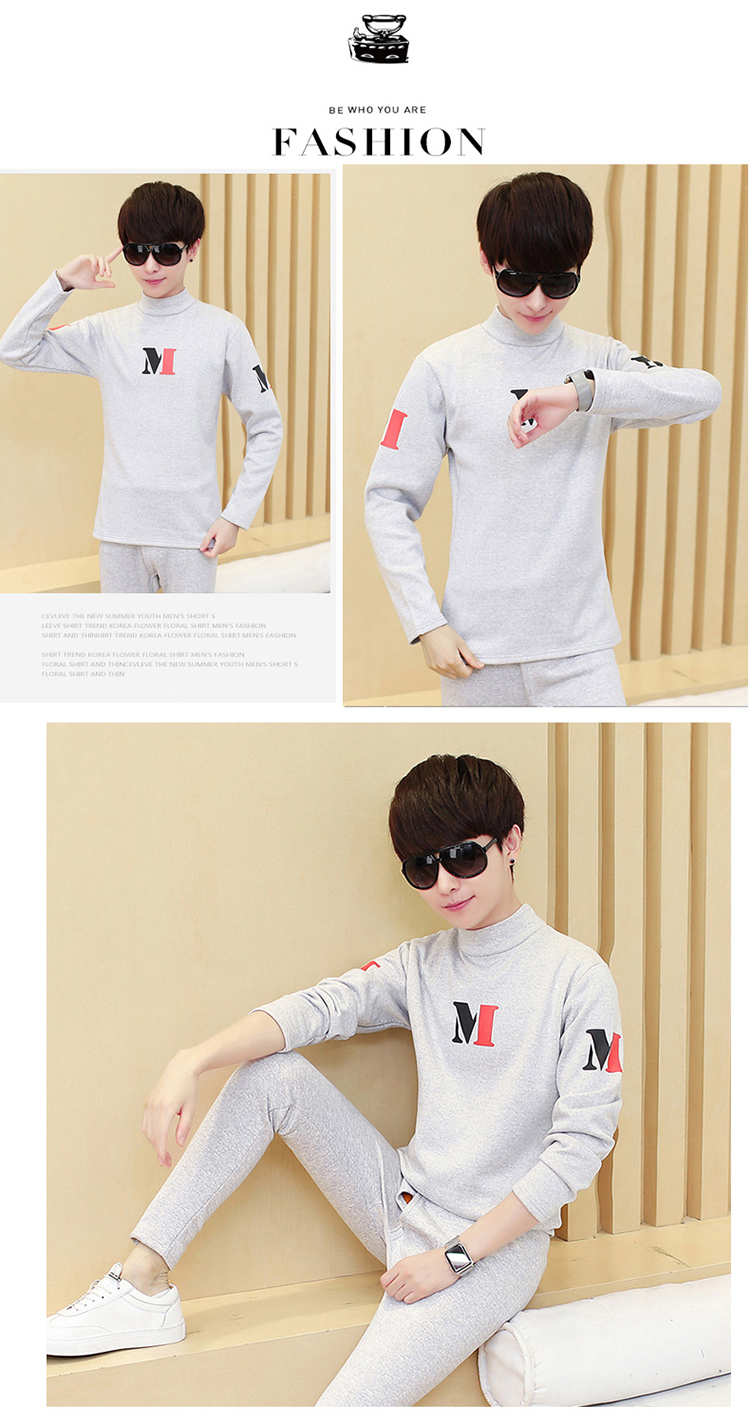 Mùa đông 13 thiếu niên 14 nhà cộng với đồ lót nhung nhiệt 15 áo cổ cao 16 học sinh trung học cơ sở 18 tuổi quần giữ nhiệt nữ