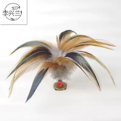 New product pure handmade shuttlecock ancient money shuttlecock old copper coin chicken feather shuttlecock shuttlecock stable kick resistance