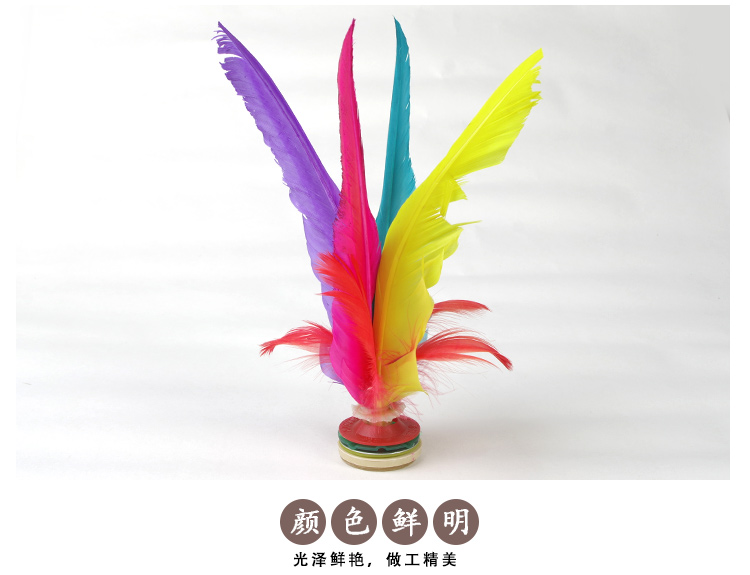 Hot xác thực hoa lớn bọ cạp gà ngỗng lông trò chơi bọ cạp kháng đá bóng đập bóng gân dưới lông bọ cạp - Các môn thể thao cầu lông / Diabolo / dân gian cầu đá lông đen