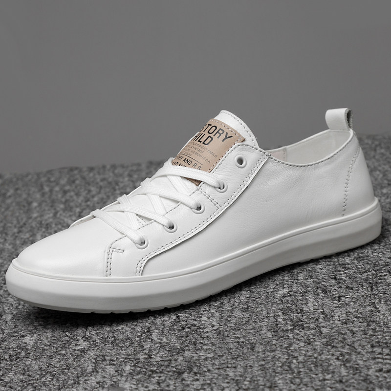 Spring new suit small white shoes men casual men's shoes leather lily trend air skateboard shoes men's Korean shoes