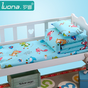 Mẫu giáo chăn ba mảnh cotton nap giường nhỏ trẻ em quilt cover bộ đồ giường bé bông lõi sáu bộ