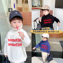 Qiqi Tong Cang Baby Sweater Boys Knitted Sweater Girls Embroidery Autumn Winter Childrens Top 2019 New Korean