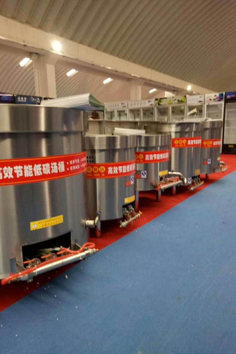 Spicy hot brine flavored marinated meat cooked cooked rice dumpling pot commercial gas-fired sheep beef boiled broth barrel large capacity