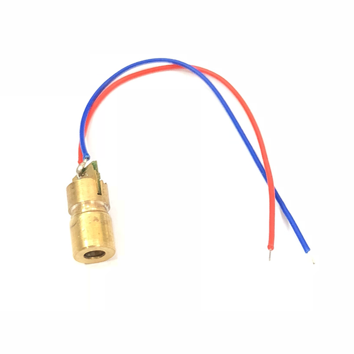 5v adjustable laser tube laser head copper head 6MM outer diameter laser diode red dot laser module