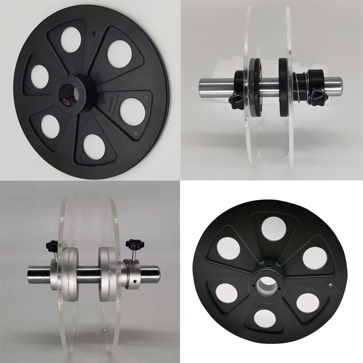 Label Blocking Plate, Mylar Barrier with Adhesive Tape, Fixture Shaft Hole 20, Spring Pressure Plate, Die-Cutting Block, Tape Winding Machine Retaining Ring