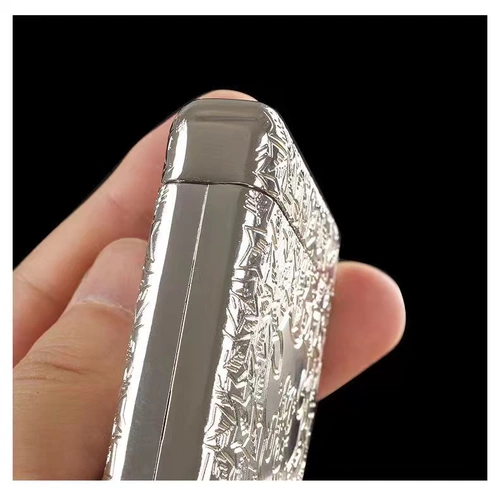 Черный креативный металлический высококлассный ретро портсигар