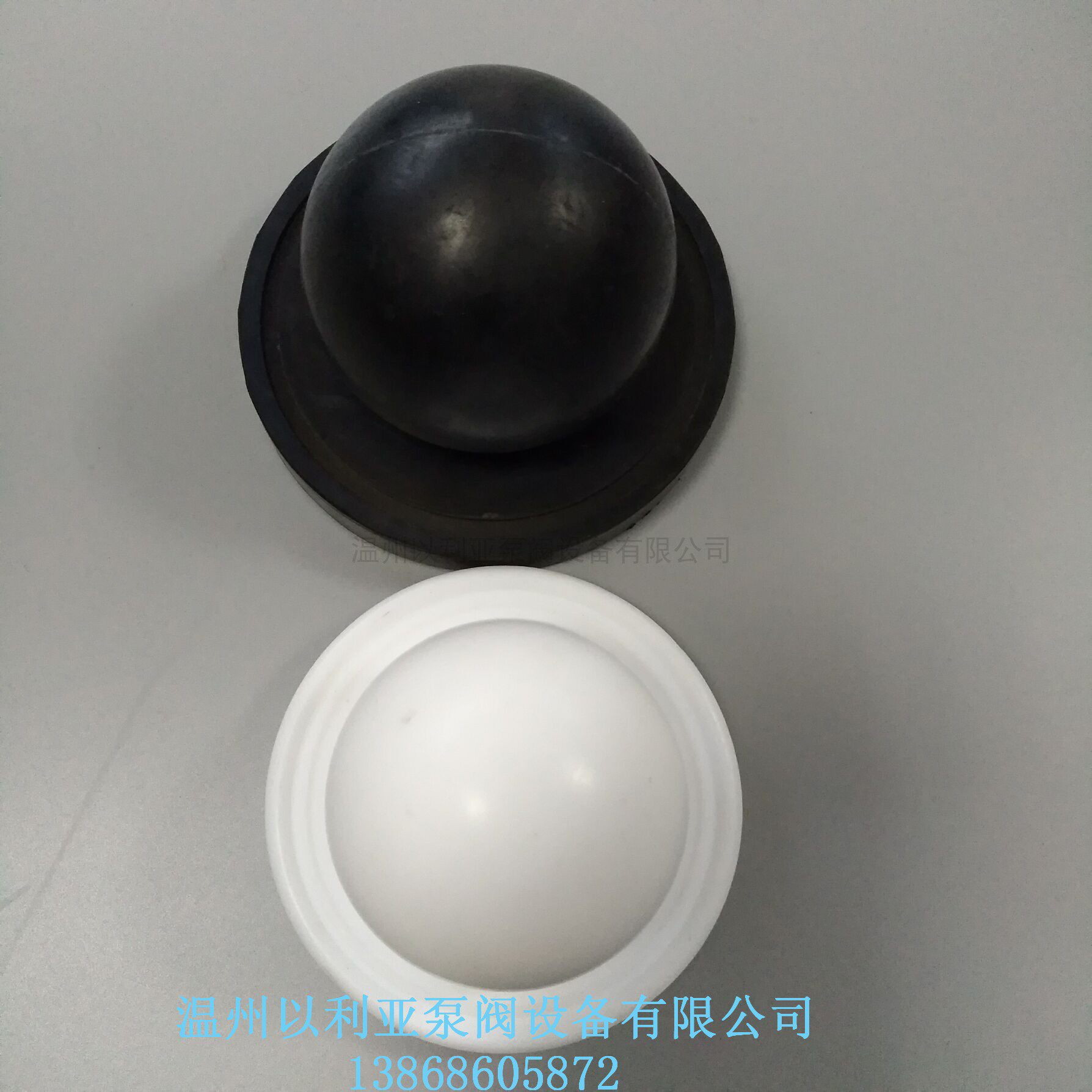 QBY pneumatic diaphragm pump accessories PTFE ball seat PTFE ball seat nitrile rubber ball seat