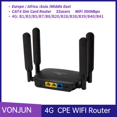 4G LTE CPE маршрутизатор 300 Мбит / с 4G Cardiwomat Mobile Wi -Fi Network Equipment Three Netcom
