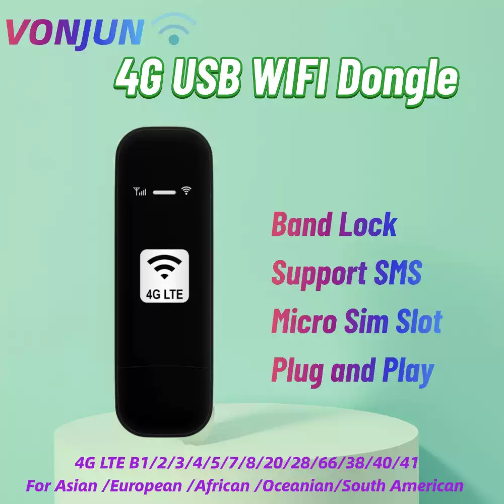 4G UFI LTE WIFI Dongle全球频段无线热点插卡式无线路由器