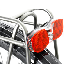 Bicycle tail light night riding warning light long-distance station wagon shelf red luminous light reflector bicycle accessories light