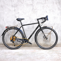 LKLM cheerful global traveler bent long-distance bicycle load steel frame bicycle rust-proof and durable