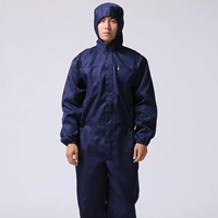 Тонкий комбинезон темно-синего цвета