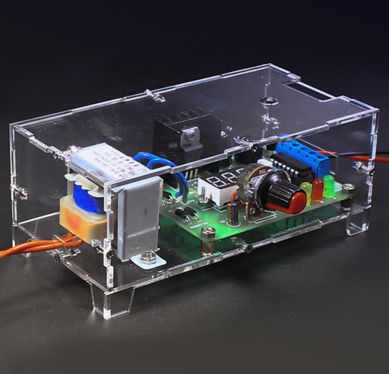 Lm317 Dc Adjustable Voltage Regulator Power Supply Practical Training Welding and Debugging Kit Digital Component DIY Production Parts