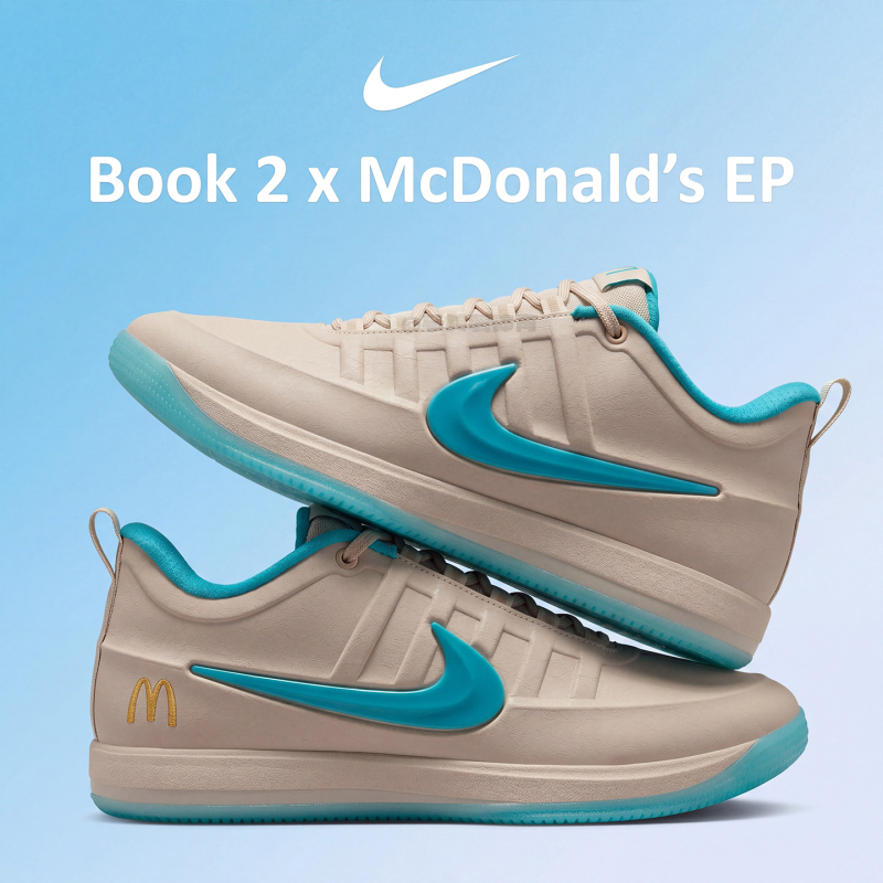 Nike Men's Shoes Nike Book2 Mcdonald's Booker 2 Practical Low-Top New Basketball Shoes Ir6445-100 Nike Men's Shoes Nike Book2 Mcdonald's Booker 2 Practical Low-Top New Basketball Shoes Ir6445-100
