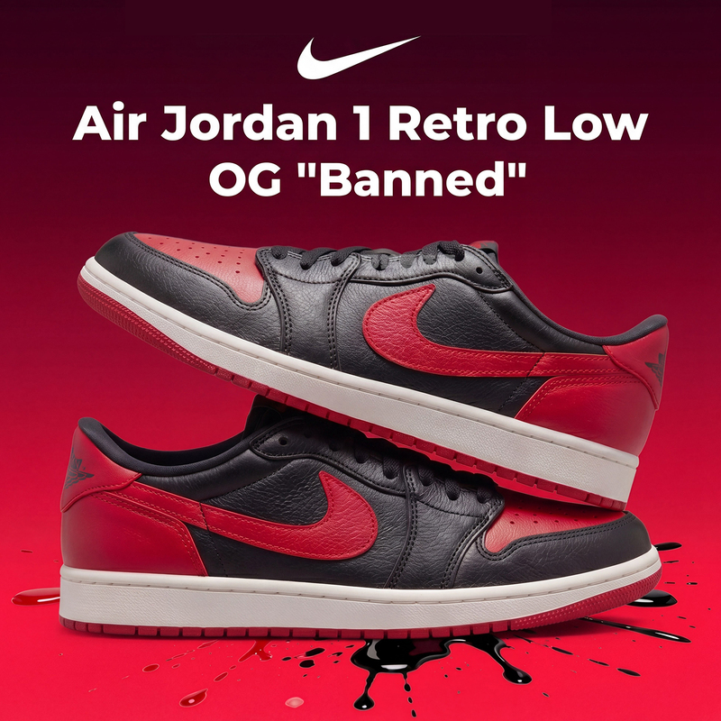 Nike Air Jordan 1 Retro Low Og Black and Red Forbidden Color Aj1 Low-Top Basketball Shoes Iw6276-001 Nike Air Jordan 1 Retro Low Og Black and Red Forbidden Color Aj1 Low-Top Basketball Shoes Iw6276-001
