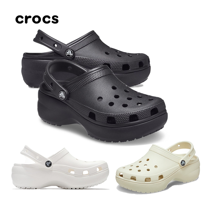 Crocs Genuine Summer Women's Outdoor Cloud Clogs Thick-Soled Lightweight Beach Sandals 206750