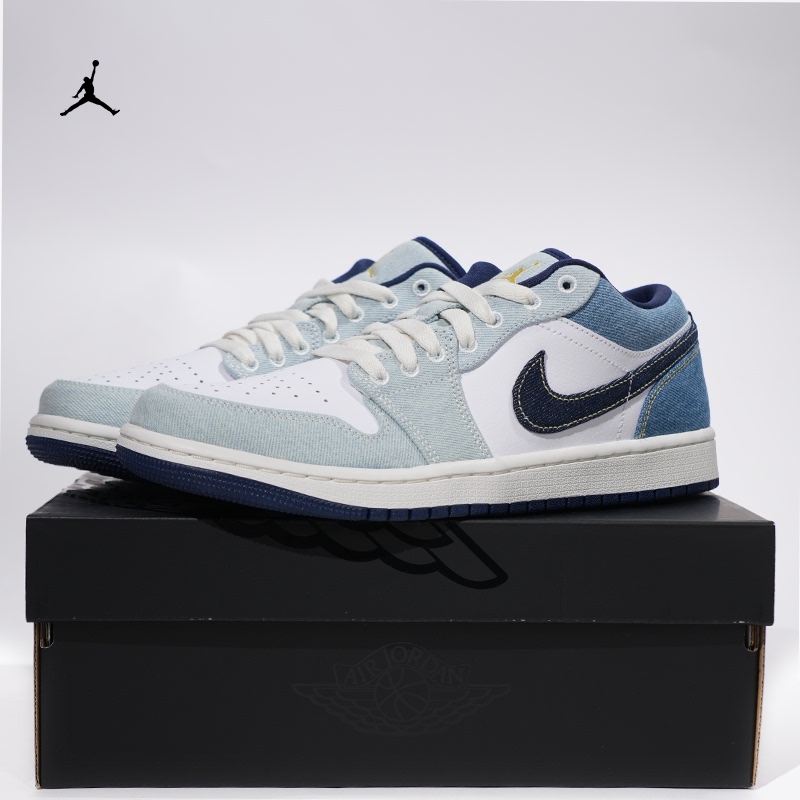Nike Air Jordan 1 Aj1 Summer Men's Shoes Low-Top Sneakers Retro Basketball Shoes Ih0648-141