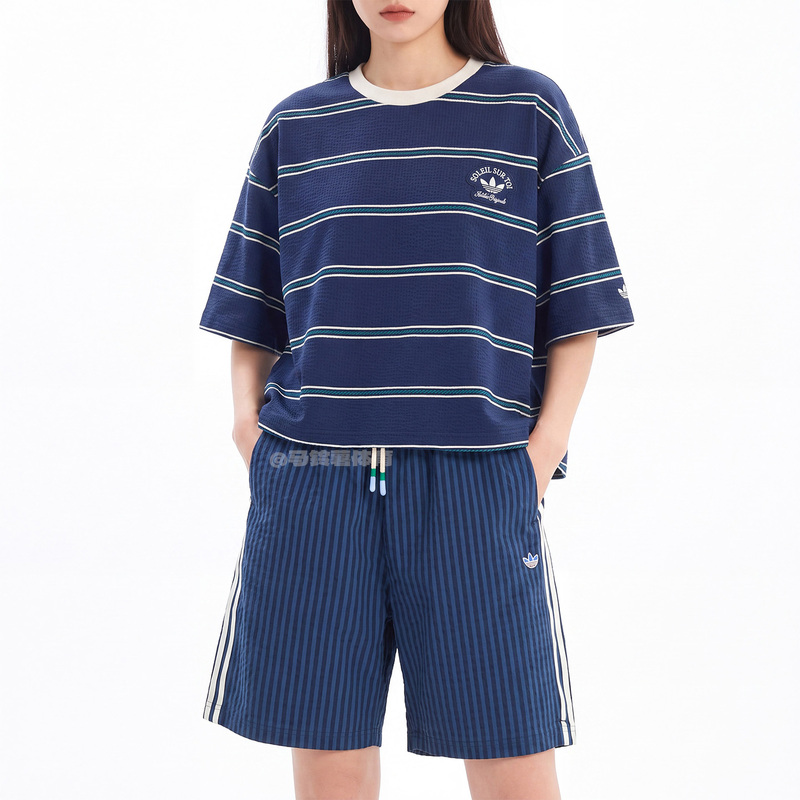 Adidas Adidas Shorts Trefoil Southern French Holiday Summer Loose Drawstring Sports Casual Pants Kx0697 Adidas Adidas Shorts Trefoil Southern French Holiday Summer Loose Drawstring Sports Casual Pants Kx0697