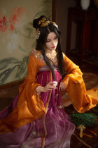 Sold out Appreciation of Zixong Oriental aesthetics Xiao Meiniang Sui Dynasty costume improvement embroidered Hanfu Han element