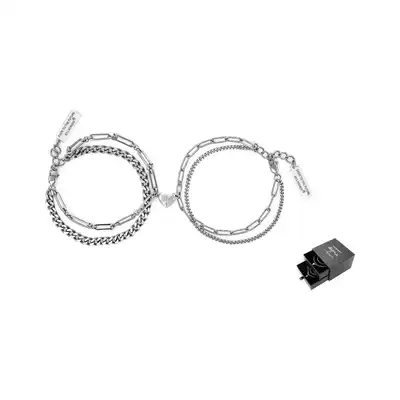 KILLWINNER ring thrilled heartbeat stitching magnet love hand pair pair