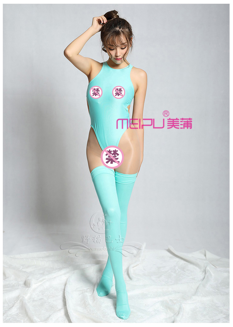 Mở lại bằng sáng chế da cao cấp jumpsuit ngã ba Phụ nữ gợi cảm PU Shebin quần bikini mỏng đồ lót áo liền thân gen bụng định hình