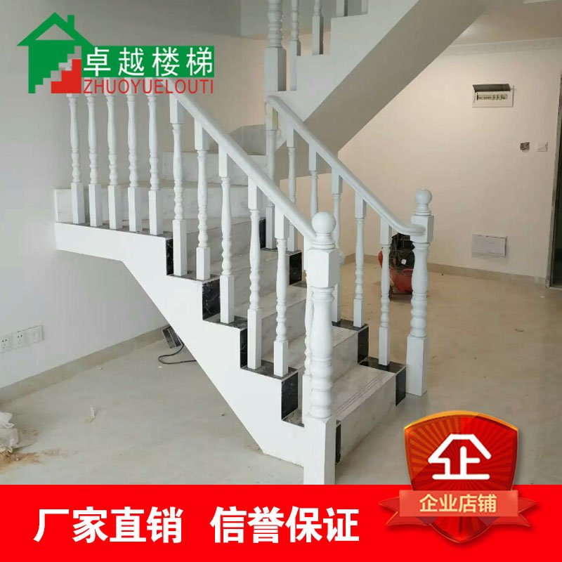 Shenzhen Huizhou Dongguan Solid Wood Stairway Butting-fence Post Armrest Villa Stairs