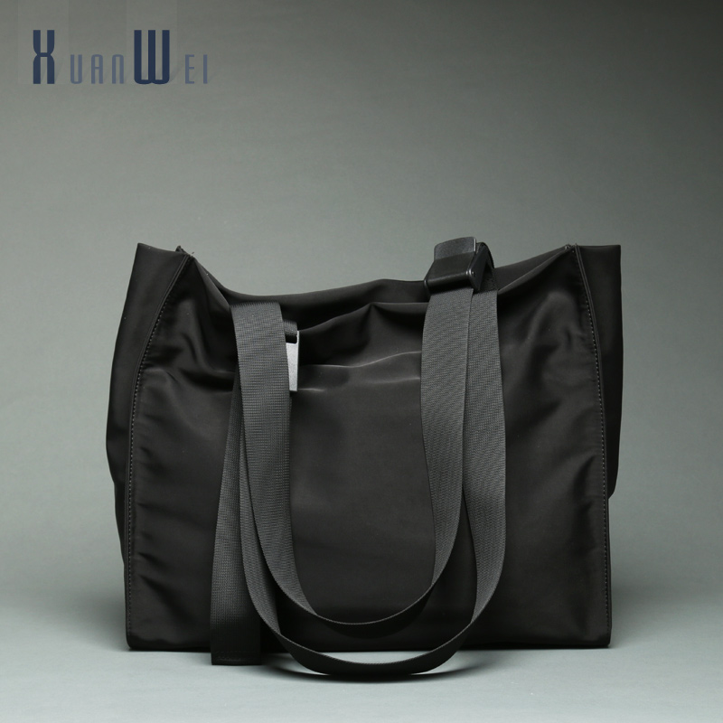 Xuanwei men's tote bag women's canvas tide brand fashion handbag messenger bag women's shoulder bag large-capacity commuter summer