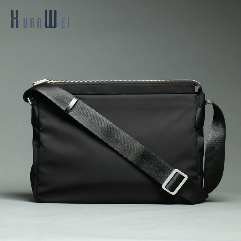 Xuanwei original design men's shoulder bag cross-body bag men's tide nylon summer 2022 new canvas pouch casual