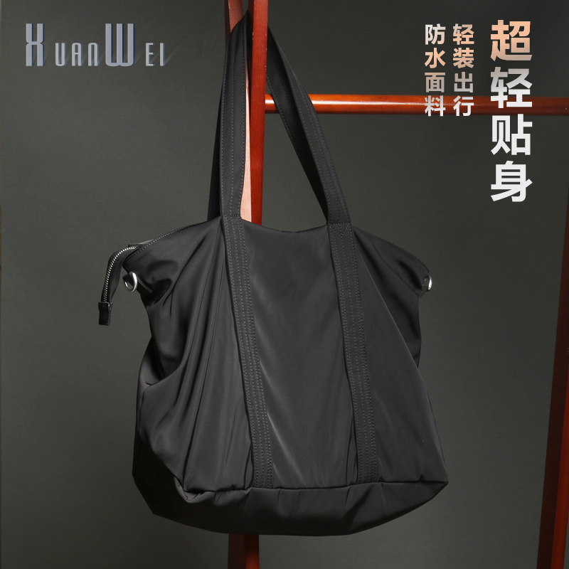 Xuanwei original summer tote bag niche design high-end class commuter bag female canvas shoulder messenger bag male
