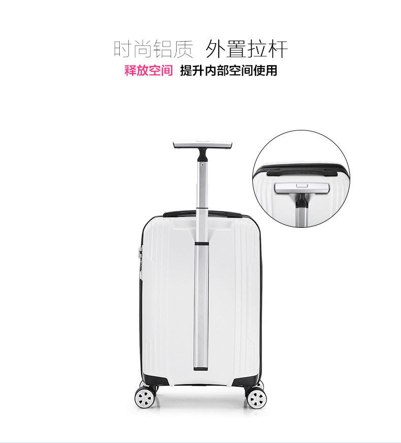 爱华仕 女款 飞机轮拉杆箱 19寸 图4