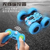 Rolling stunt car dump car remote control car off-road remote control car mold charging electric racing childrens toy car boy