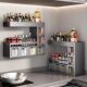 Japanese-Style Light Luxury Seasoning Box Wall-Mounted Home Kitchen High-End New Model Spice Jar Storage Rack Seasoning Storage Box