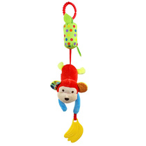 Clearance US SKK newborn baby toy baby stroller pendant wind chime bed hanging bed bell plush animal doll