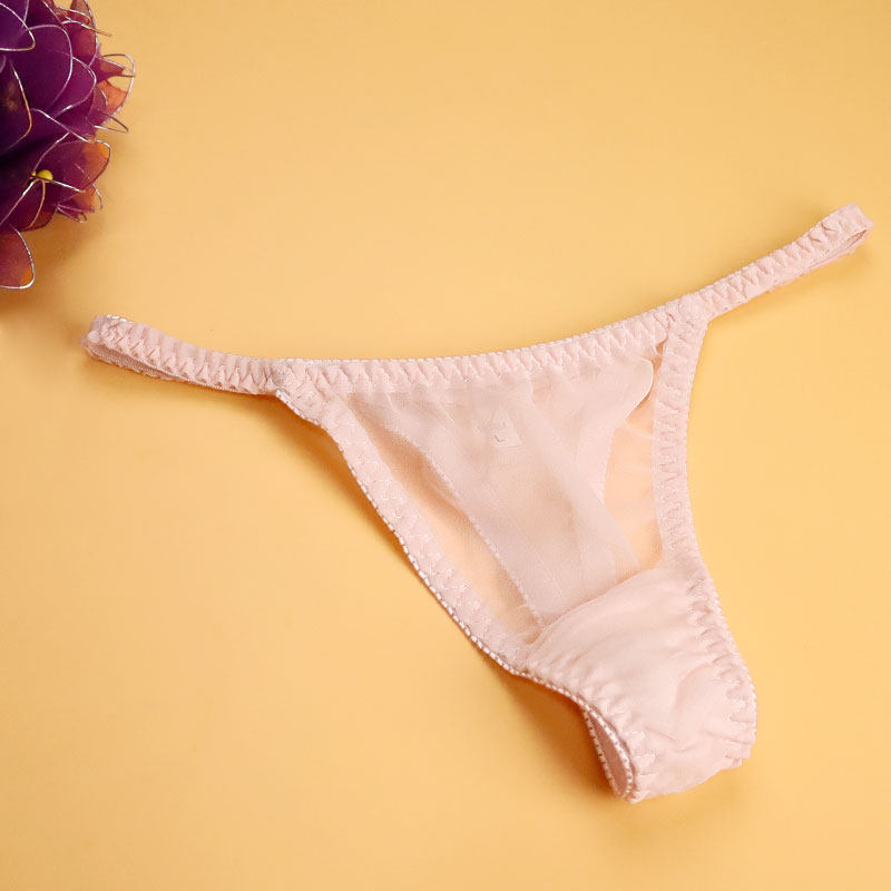 Limited edition pure mulberry silk shorts true silk dpants female low waist transparent Joe its yarn pants head sexy briefs