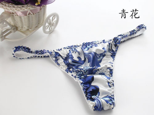 Chỉ cho bán hàng 100% lụa nữ cảm giác thong T quần không có dấu vết sexy đồ lót lụa tóm tắt thoáng khí