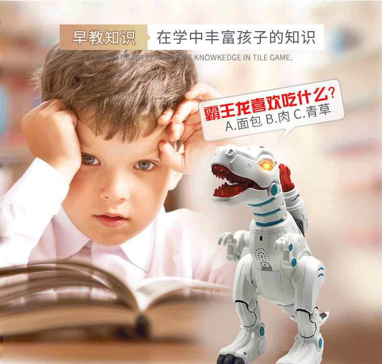 Đồ Chơi khủng long Lớn Robot Thông Minh Điện Điều Khiển Từ Xa Spitfire Tyrannosaurus Rex Mô Phỏng Động Vật Chiến Tranh Rồng Cậu Bé Con đồ chơi cho bé 2 tuổi