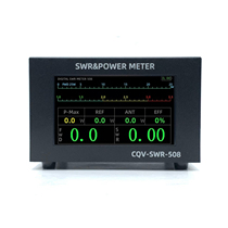 SWR power meter CQV-SWR-508 200w 4 3-inch touch screen digital standing wave meter 1 8-54MHz