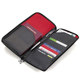 German Modern Passport Bag Multifunctional Wallet Travel Storage Document Bag Ticket Clip Cowhide Clutch Bag