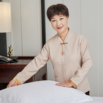 Cleaning clothes Long sleeves Hotel Guest house Housework Women Housekeeping Property Floors Cleaners Aunts PA Spring Autumn Clothes