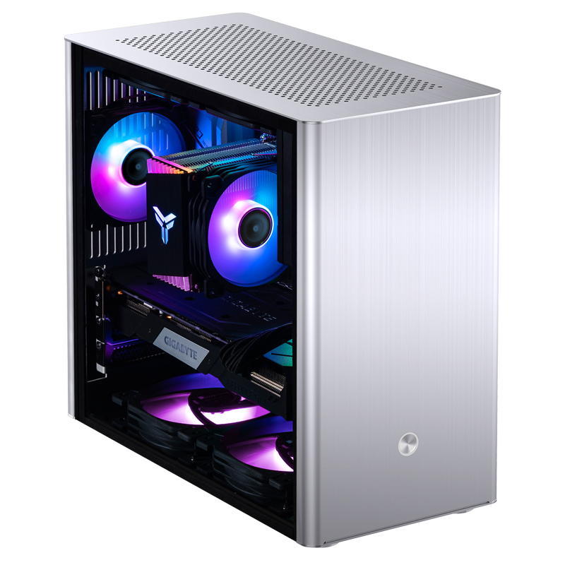 JONSBO Jonsbo V9 all-aluminum side through MATX main chassis vertical air duct supports SFX power supply