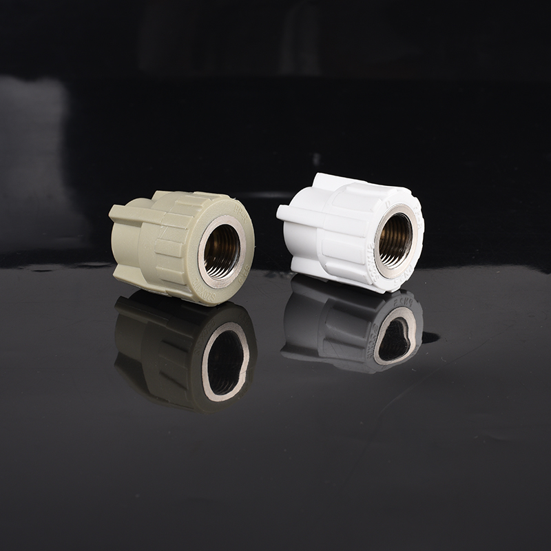 PPR water pipe accessories 4 points 20 6 points 25 white inner and outer silk direct grey external tooth joint hot melt pipe fittings-Taobao