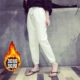 2018 mới cộng với quần bó sát nhung nữ sinh viên phiên bản Hàn Quốc của quần harem bf Harajuku lỏng lẻo quần dày mùa thu đông