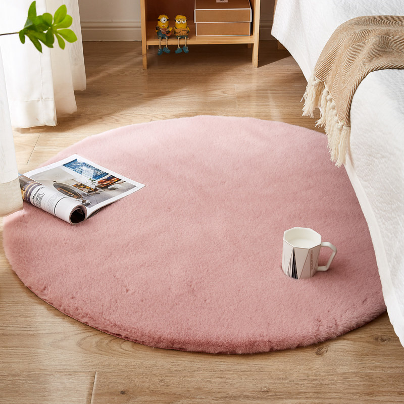 Roll Cat Sensation Carpet Living Room Bedroom Cloister Bedside Blanket Cushion Suitable For Home Ins Wind Rabbit Plush Rug